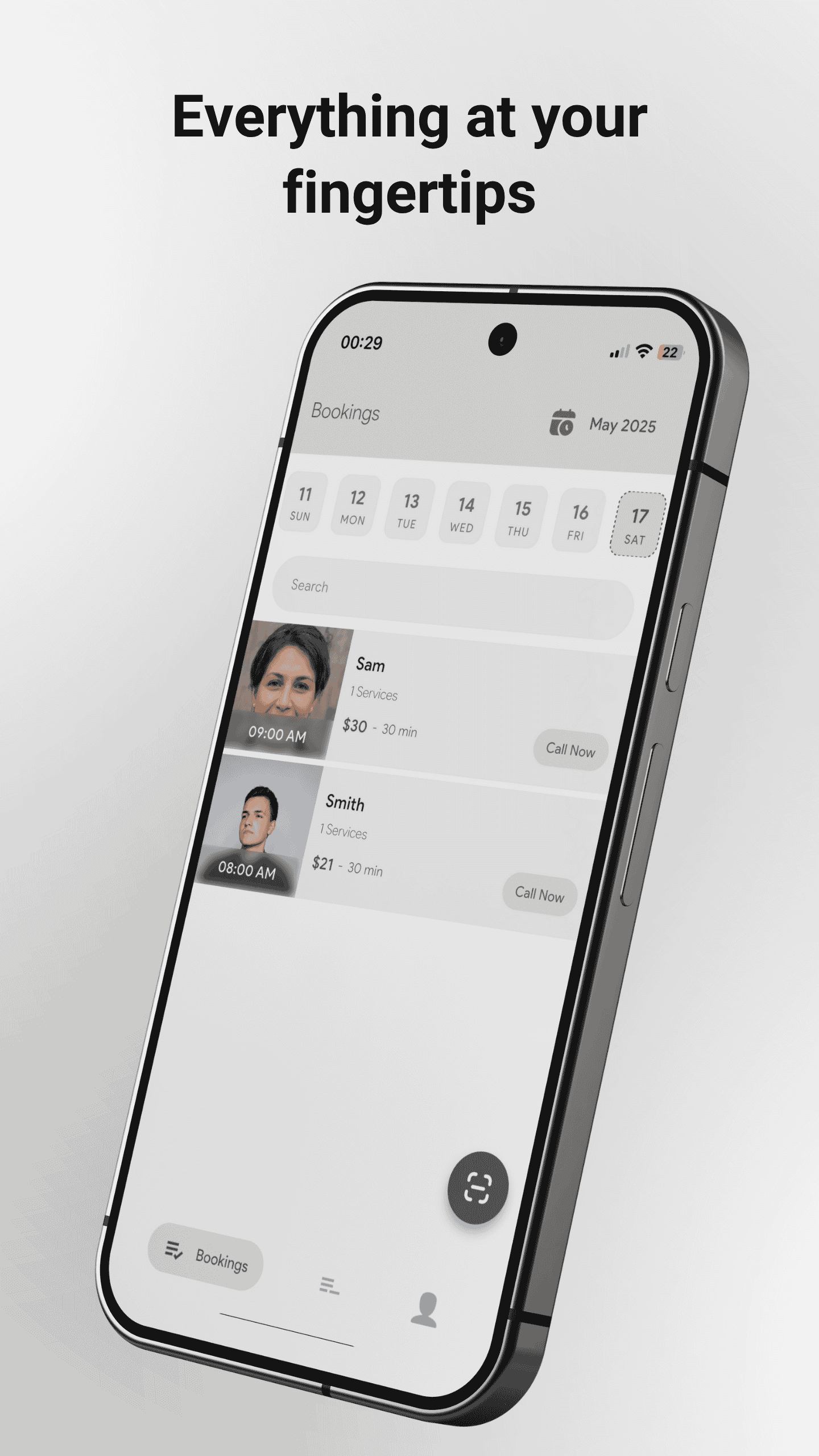 Peroz Staff App Screen 1
